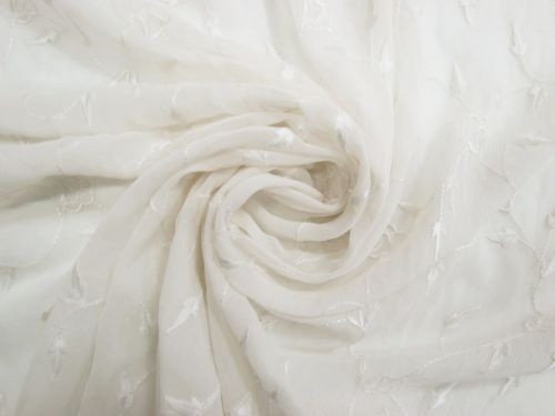 Great value Castle Gardens Embroidered Silk Yoryu Chiffon #15190 available to order online New Zealand