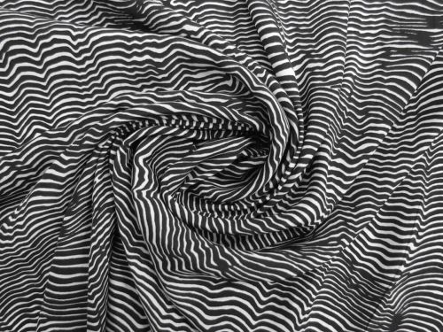Great value Zebra Stripe Satin Chiffon #15198 available to order online New Zealand