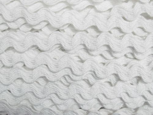 Great value 20mm Ric Rac Trim- White #T1421 available to order online New Zealand