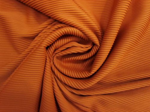 Great value Ribbed Spandex- Pumpkin Orange #15301 available to order online New Zealand