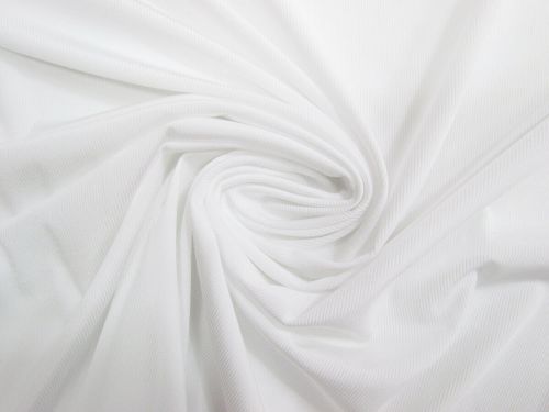Great value Shiny Rib Lycra®- Pelican White #15307 available to order online New Zealand
