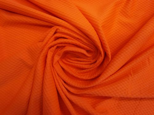 Great value Honeycomb Waffle Spandex- Blood Orange #15309 available to order online New Zealand