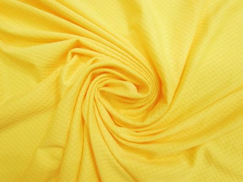 Great value Honeycomb Waffle Spandex- Sunflower Yellow #15310 available to order online New Zealand