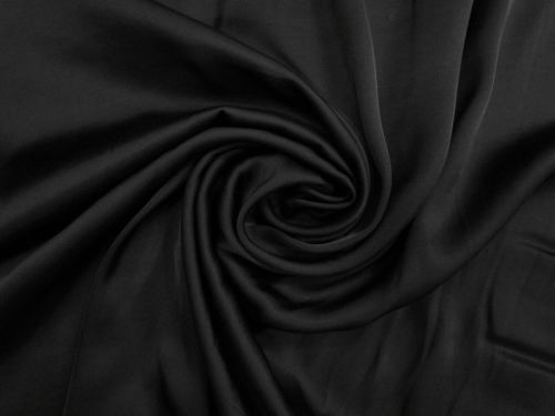 Great value Viscose Satin Chiffon- Scorpion Black #15336 available to order online New Zealand