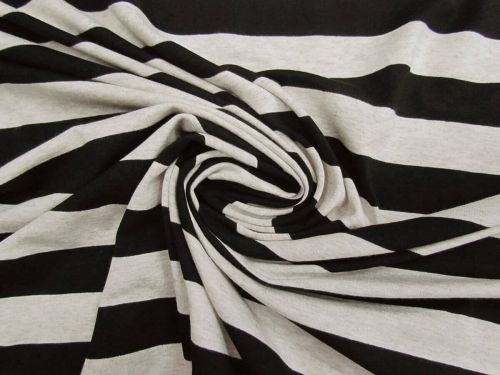 Great value Melbourne Stripe Viscose Jersey #15372 available to order online New Zealand