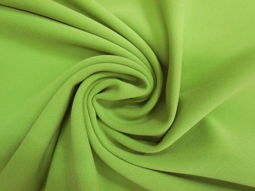 Great value Stretch Bonded Crepe- Parrot Green #15405 available to order online New Zealand