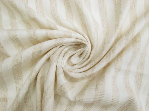 Great value Sand Dollar Stripe Cotton Viscose Twill #15433 available to order online New Zealand