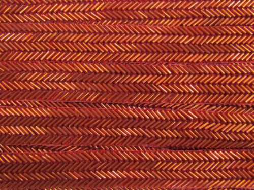 Great value 22mm Gatsby Bugle Bead Trim- Rust #T1465 available to order online New Zealand