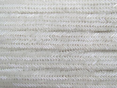 Great value 22mm Gatsby Bugle Bead Trim- White #T1468 available to order online New Zealand