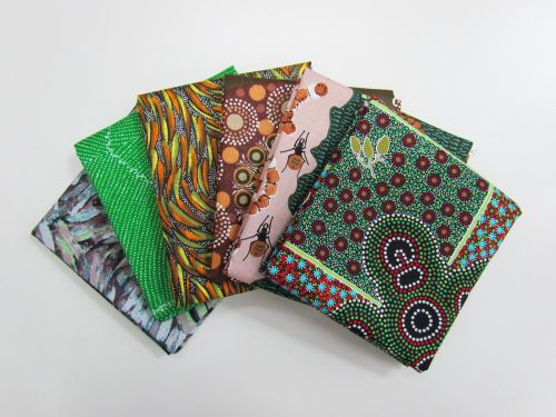 Great value Australian Indigenous Cotton 6 x Fat 1/4 Pack- Spring available to order online New Zealand