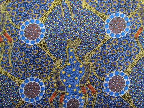 Great value Women Dancing Near Waterhole- Blue available to order online New Zealand