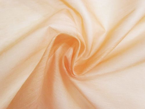 Great value Silk Linen Slub Organza- Sunset Orange #15537 available to order online New Zealand