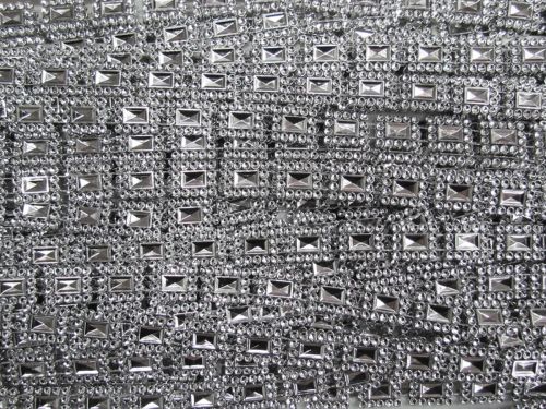 Great value 12mm Glamour Diamante Trim- Silver #T1478 available to order online New Zealand