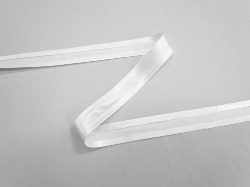 Great value 20mm Satin Bias Binding- White #T1484 available to order online New Zealand