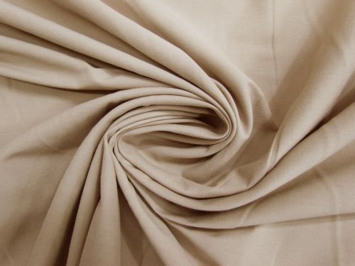 Great value Lightweight Bengaline Shirting- Latte Beige #15569 available to order online New Zealand