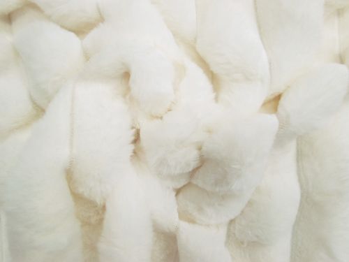 Great value Ribbed Faux Fur- Polar Bear Ivory #15601 available to order online New Zealand