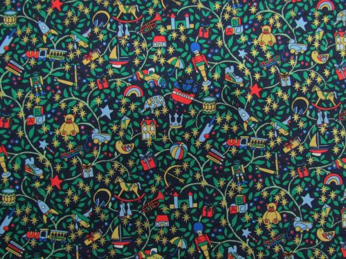 Great value Liberty Cotton- The Merry And Bright Collection- Magical Forest Metallic- A available to order online New Zealand
