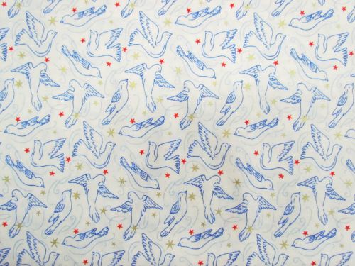 Great value Liberty Cotton- The Merry And Bright Collection- Dobe Star Metallic- A available to order online New Zealand