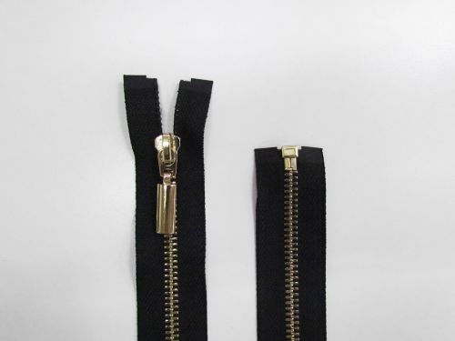 Great value 55cm JET Metal Open End Zip- Black #TRW326 available to order online New Zealand