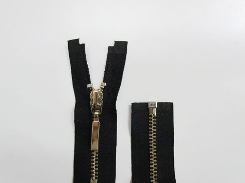 Great value 7cm Metal Open End Zip- Black #TRW337 available to order online New Zealand