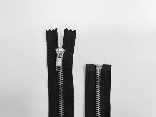 Great value 12cm Metal Open End Zip- Black #TRW338 available to order online New Zealand