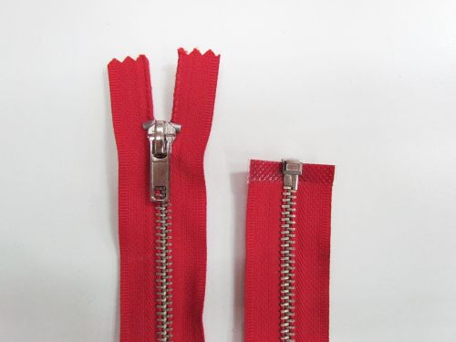 Great value 11cm Metal Open End Zip- Red #TRW339 available to order online New Zealand