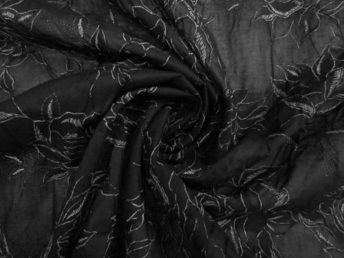 Great value Sketches Of Roses Cotton Voile #15777 available to order online New Zealand