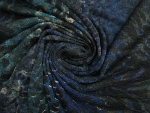 Great value Peacock Jungle Soft Jersey Knit #15801 available to order online New Zealand