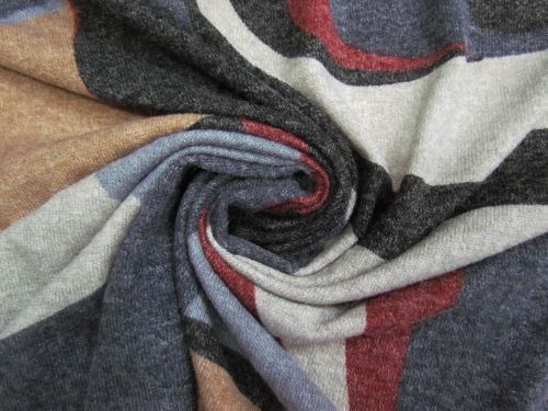 Great value Storm Swirls Soft Brushed Knit #15802 available to order online New Zealand