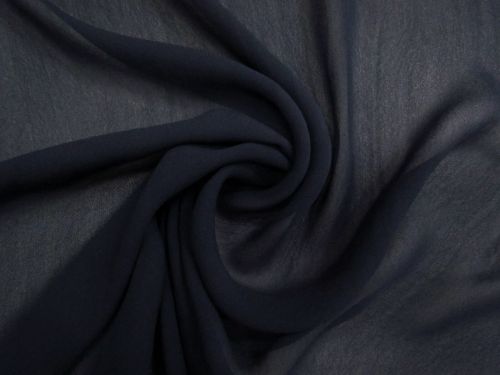 Great value Viscose Georgette- Satellite Navy #15818 available to order online New Zealand