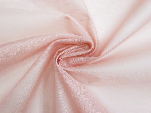 Great value Silk Linen Slub Organza- Garden Party Pink #15831 available to order online New Zealand