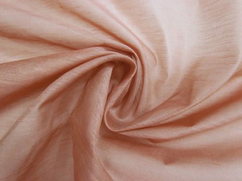 Great value Silk Linen Slub Organza- Brown Pink #15832 available to order online New Zealand