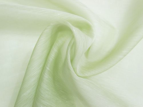 Great value Silk Linen Slub Organza- Matcha Green #15839 available to order online New Zealand