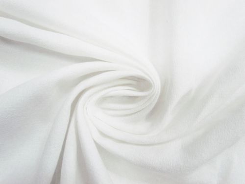 Great value 2.4m Final Remnant Piece- Cotton Barkweave Suiting- Snow White #14165 available to order online New Zealand