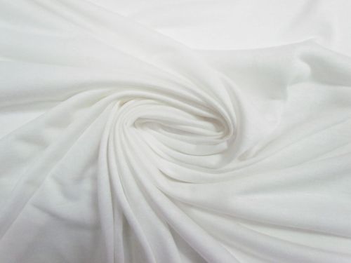 Great value Lightweight Viscose Jersey- Stardust White #15859 available to order online New Zealand