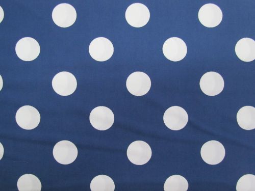 Great value 22mm Dot Cotton- Blue- SB-311 available to order online New Zealand