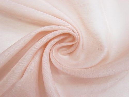 Great value Silk Linen Slub Organza- Dusty Peach Pink #15989 available to order online New Zealand