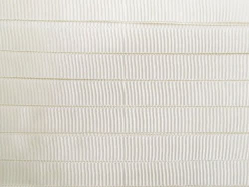 Great value 17mm Viscose Petersham Ribbon- Ivory #T1603 available to order online New Zealand