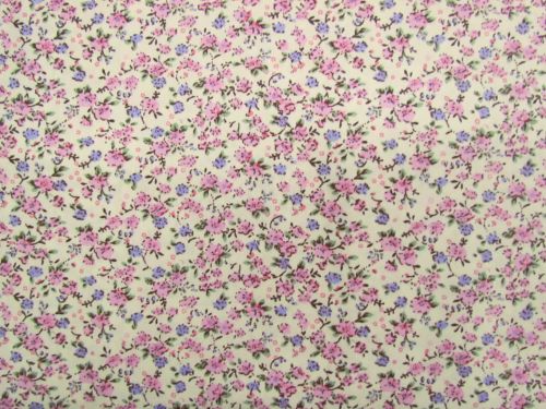 Great value Country Bouquet Cotton- Pink And Purple #PW1624 available to order online New Zealand