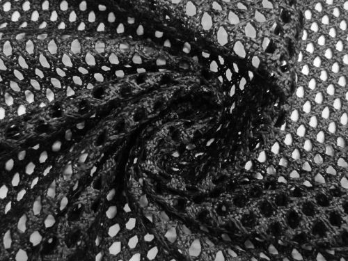 Great value Raffia Look Cotton Blend Net- Mystic Black #16052 available to order online New Zealand
