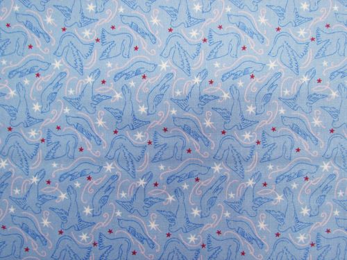 Great value Liberty Cotton- The Merry And Bright Collection- Dove Star- B available to order online New Zealand
