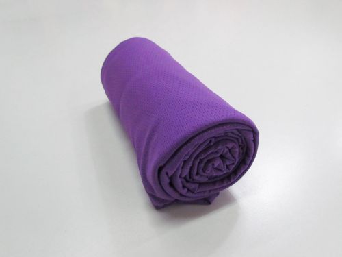 Great value 1m Mini Roll Remnant- Active Eyelet Spandex- Lilac available to order online New Zealand