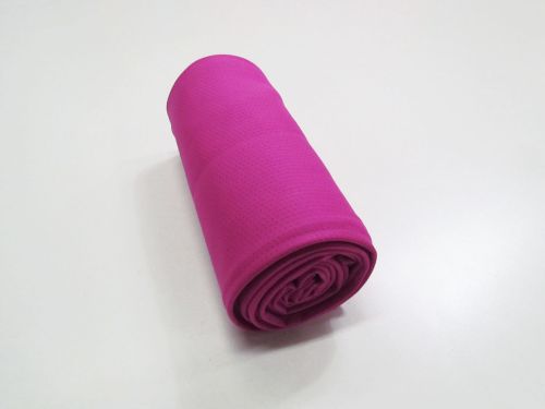 Great value 1m Mini Roll Remnant- Active Eyelet Spandex- Fuchsia available to order online New Zealand