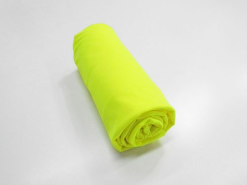 Great value 1m Mini Roll Remnant- Active Eyelet Spandex- Safety Yellow available to order online New Zealand