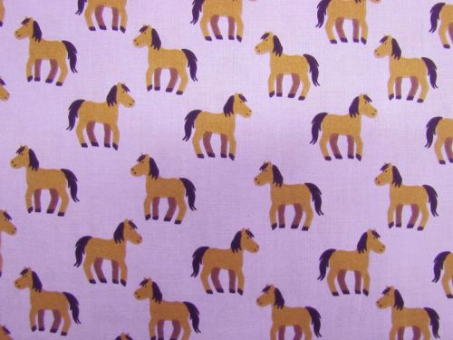 Great value Horses Cotton- Purple #PW1638 available to order online New Zealand