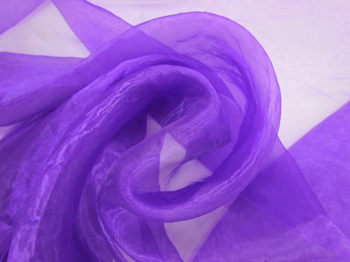 Great value 80cm Final Remnant Piece- Glass Organza- Purple available to order online New Zealand