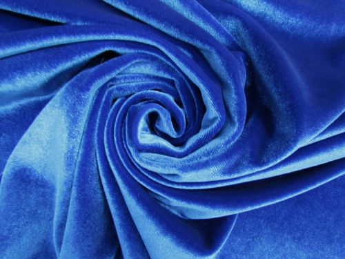 Great value 2way Stretch Velvet- Royal available to order online New Zealand
