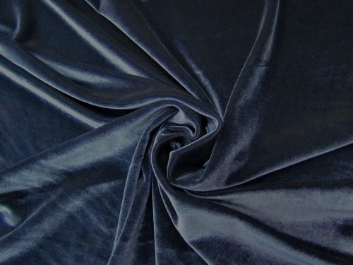 Great value 2way Stretch Velvet- Navy available to order online New Zealand
