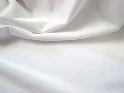 Great value 2way Stretch Velvet- White available to order online New Zealand
