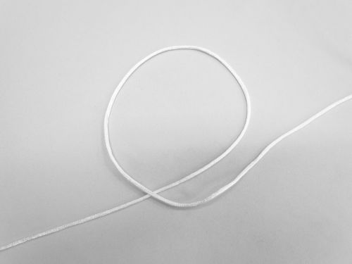Great value Rat Tail Ribbon- White available to order online New Zealand